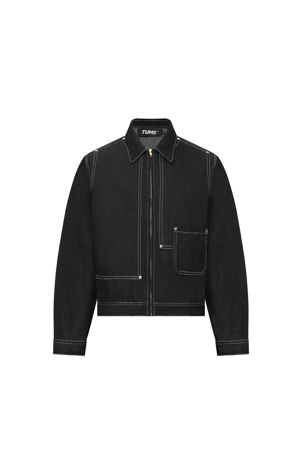 2 TYPE DENIM JACKET - WHITE