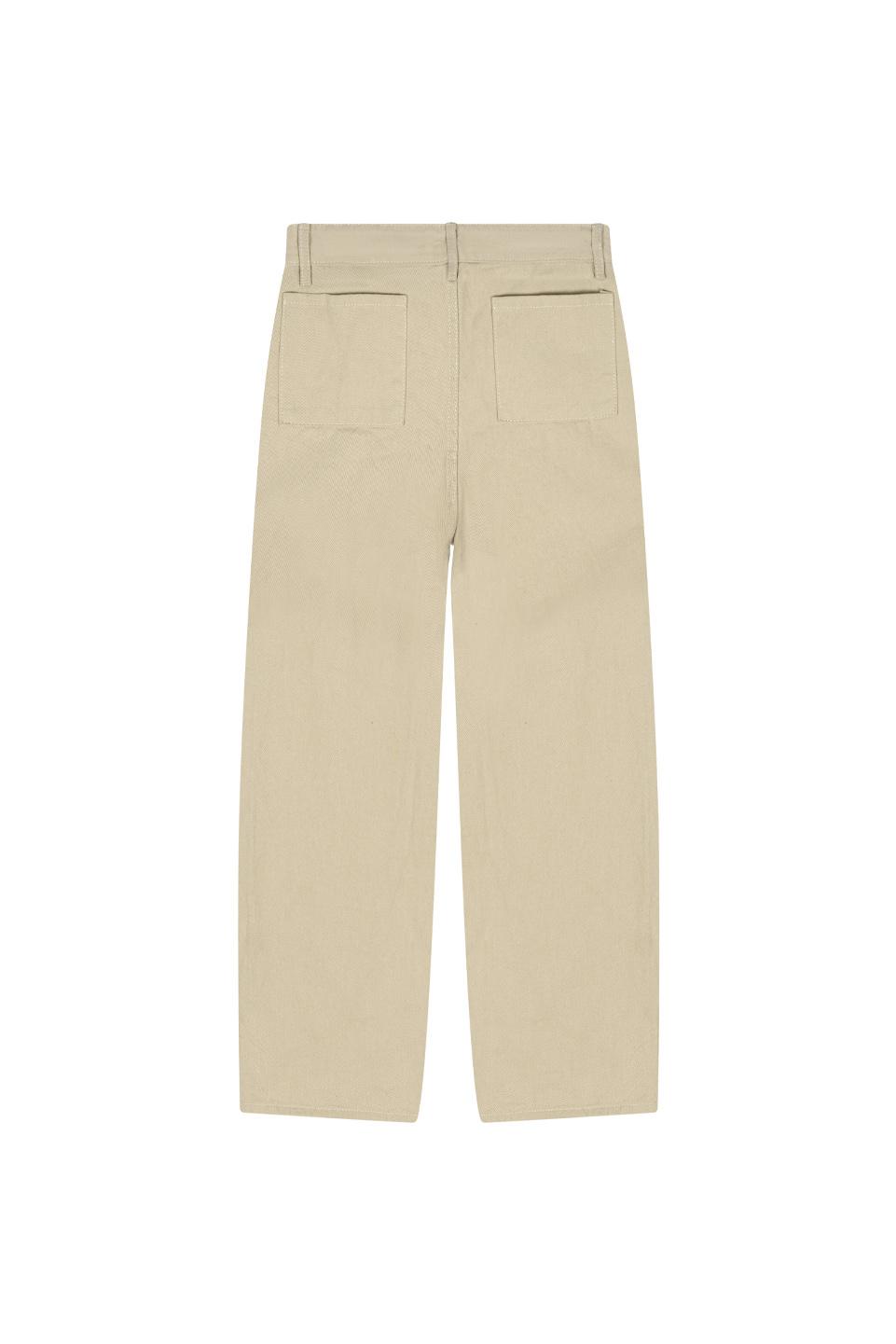 TUMS BARREL TWILL PANT - Beige