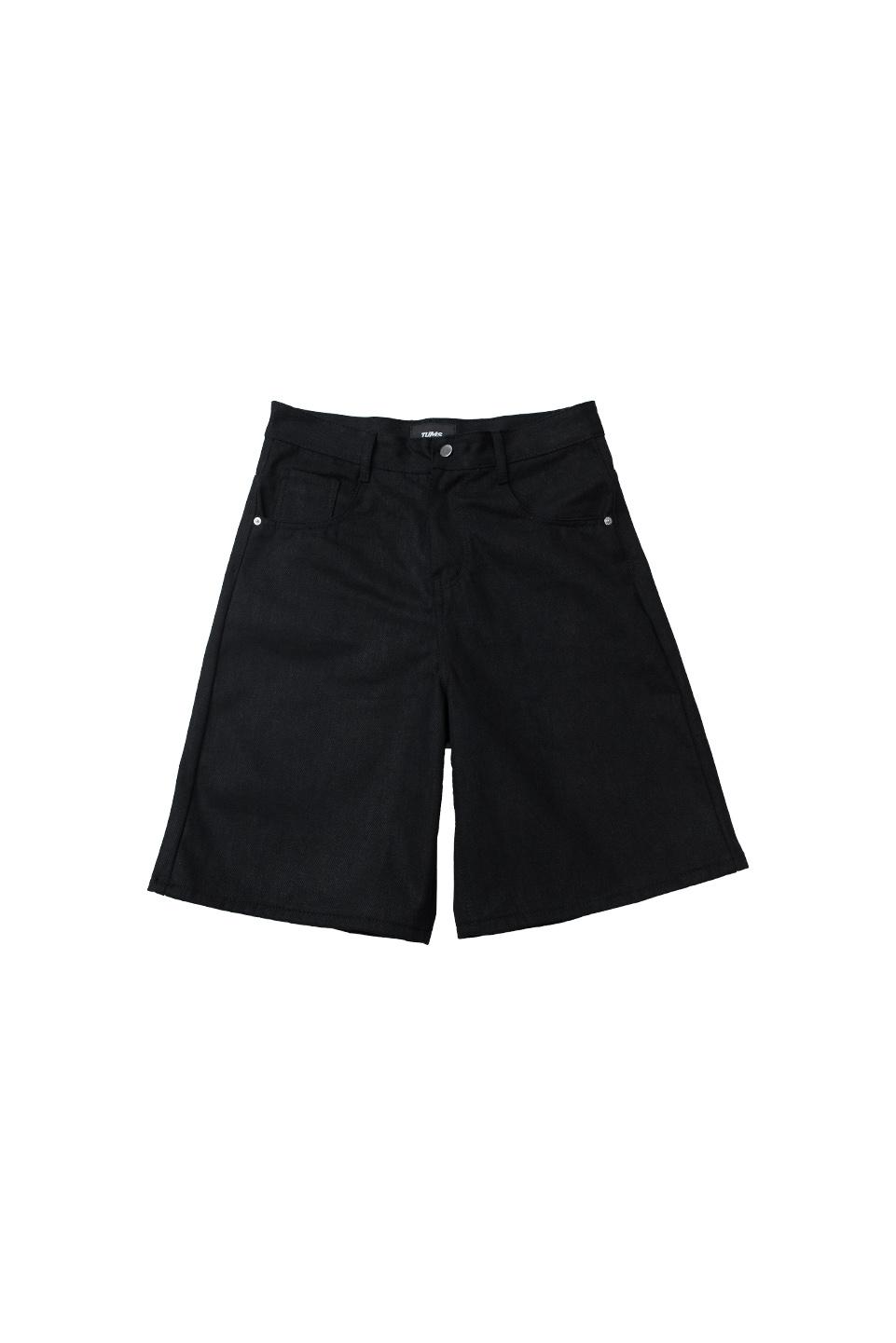 TUMS DENIM SHORT - BLACK