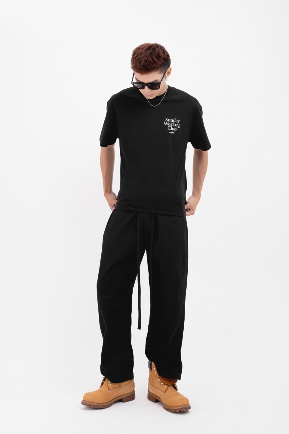 CHINOS SLIM PANT - Black