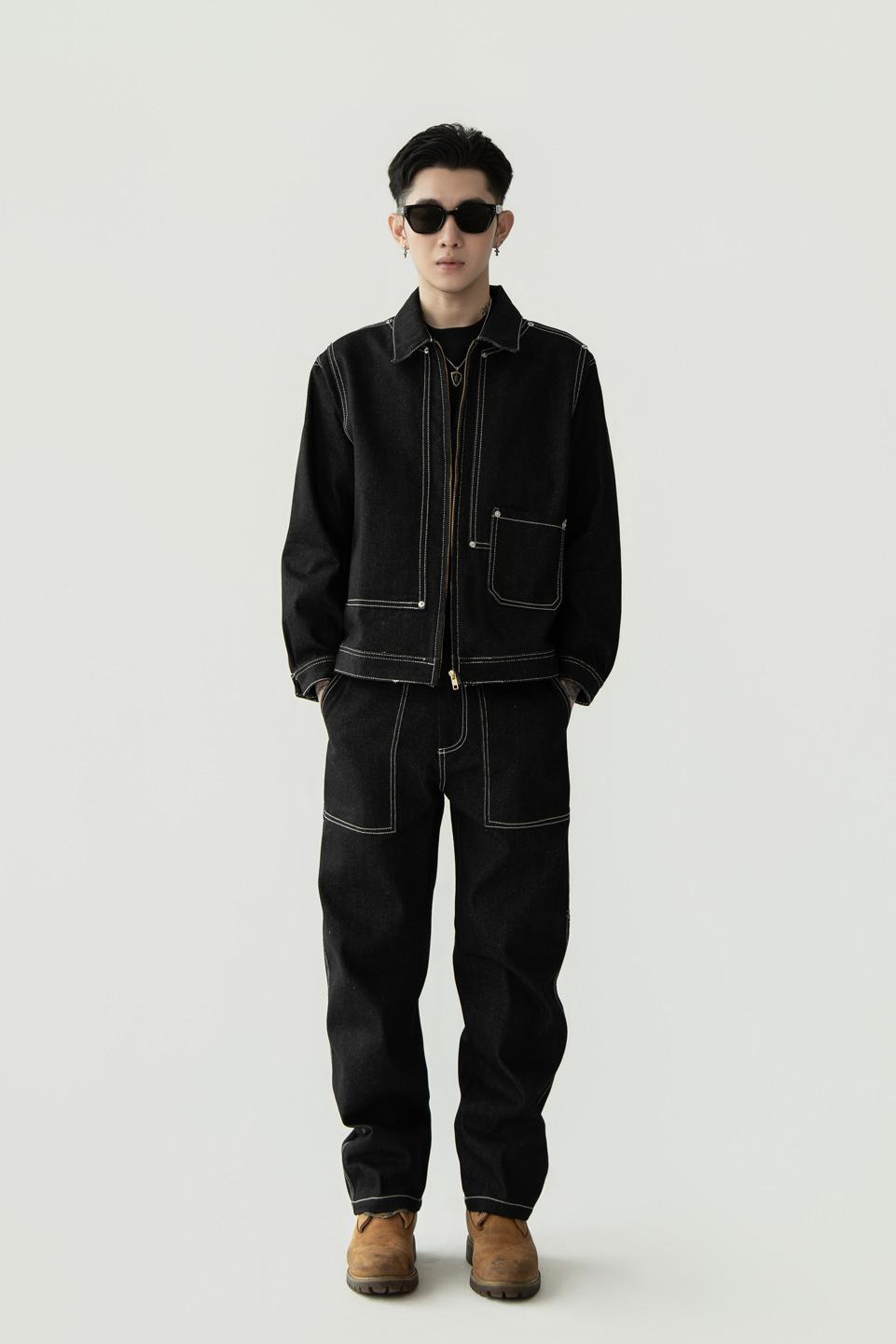 2 TYPE DENIM JACKET - WHITE