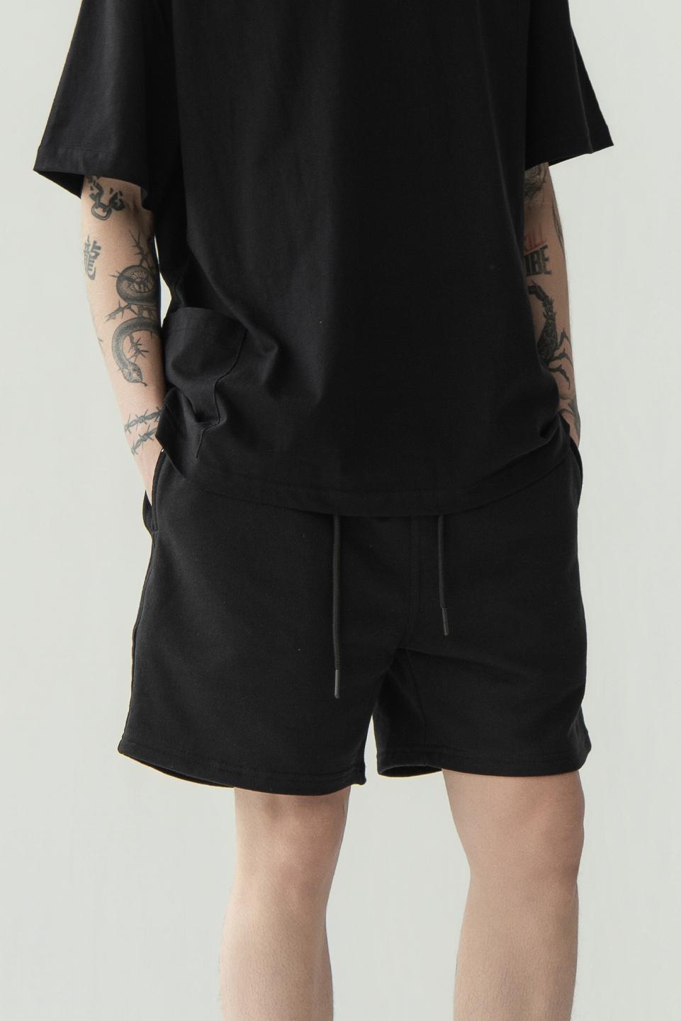 SWEAT SHORT - BLACK
