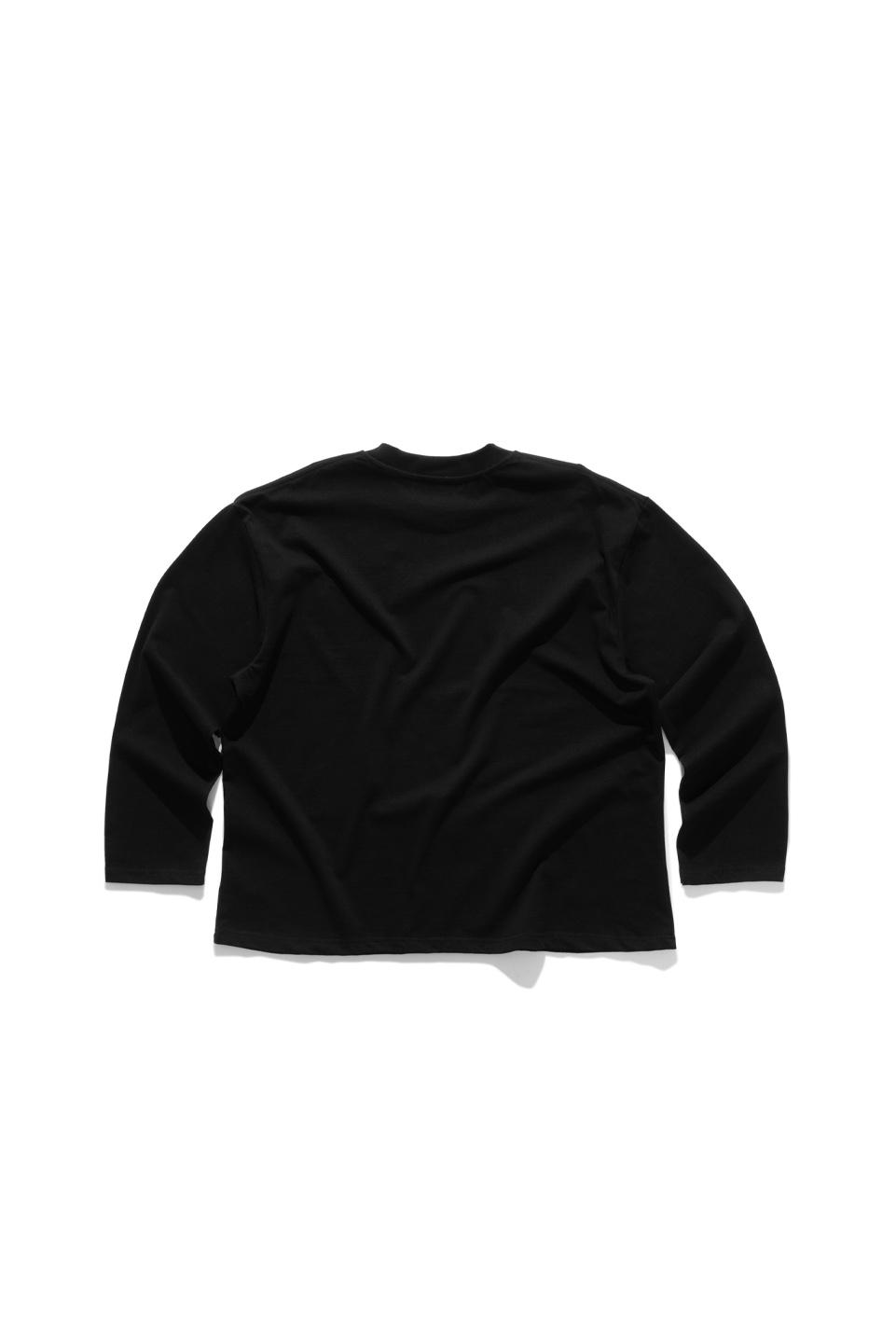 TUMS ESSENTIAL LONG SLEEVES - Black