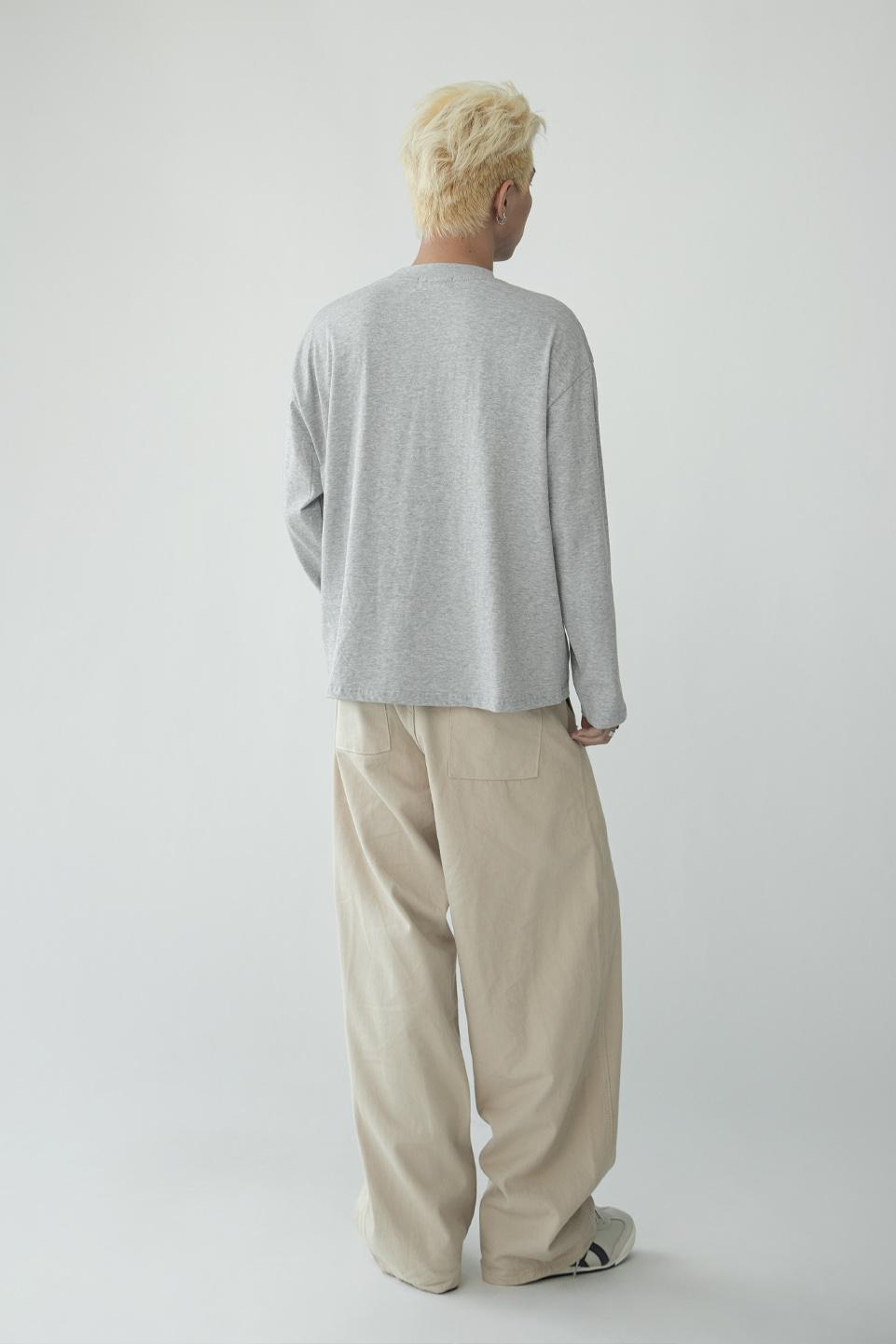 TUMS ESSENTIAL LONG SLEEVES - Grey