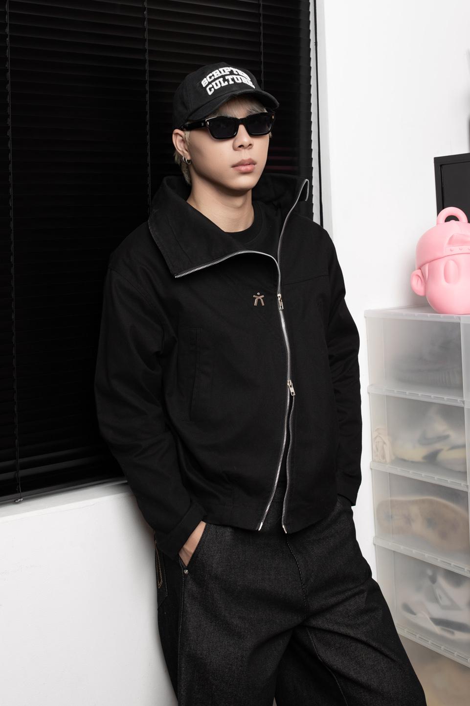 TUMS CROSS JACKET - Black