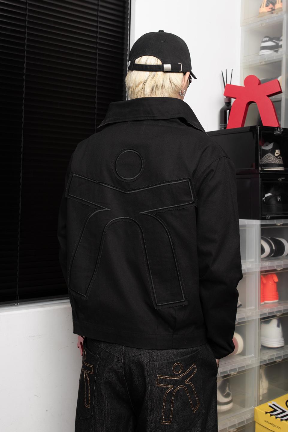 TUMS CROSS JACKET - Black