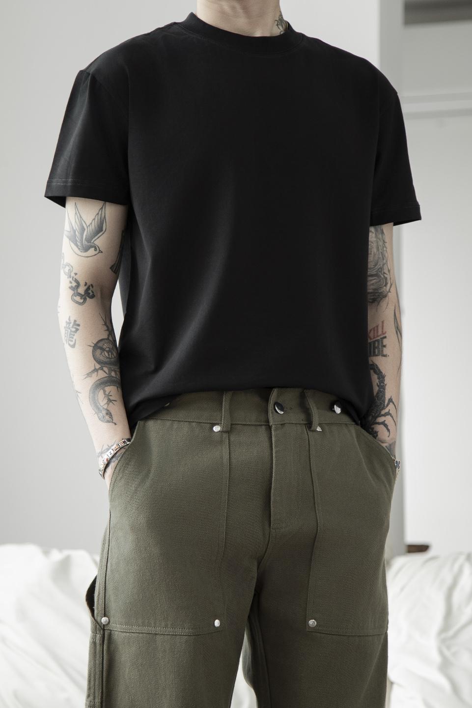 TWILL SLIM PANT - PLAIN