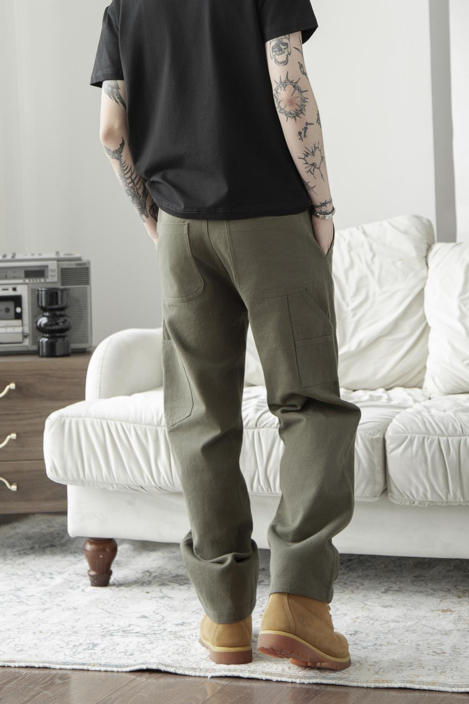 TWILL SLIM PANT - PLAIN