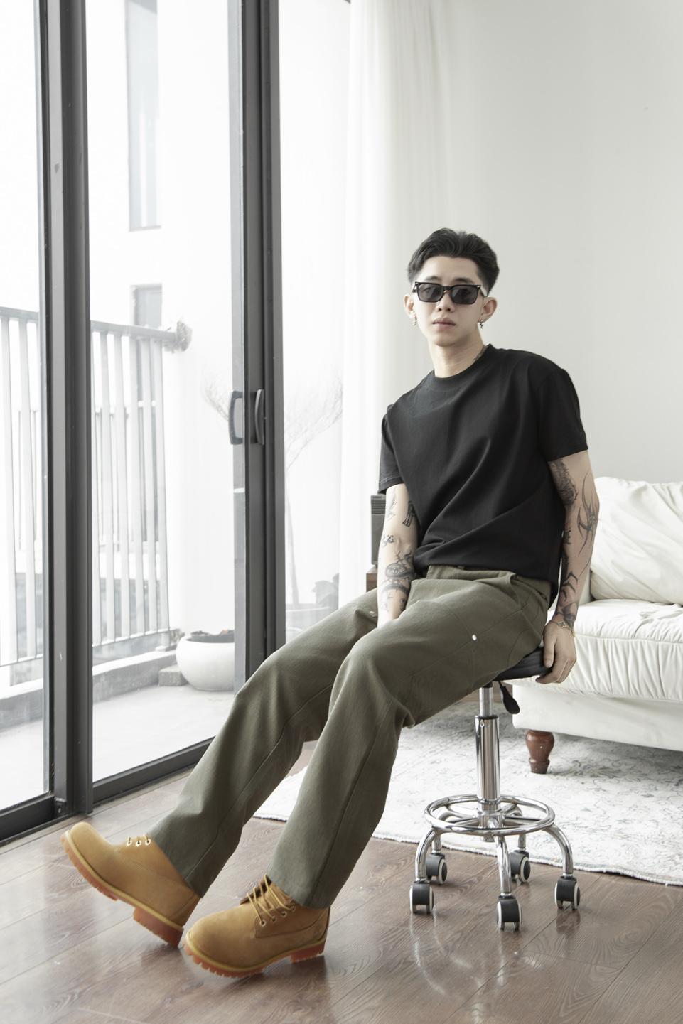 TWILL SLIM PANT - PLAIN